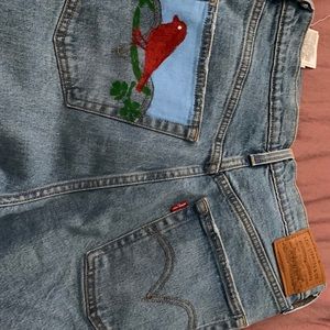 Levi rib cage straight jeans size 29